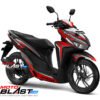 Decal Stiker Vario 125/150 Esp BLACK SPLASH RED